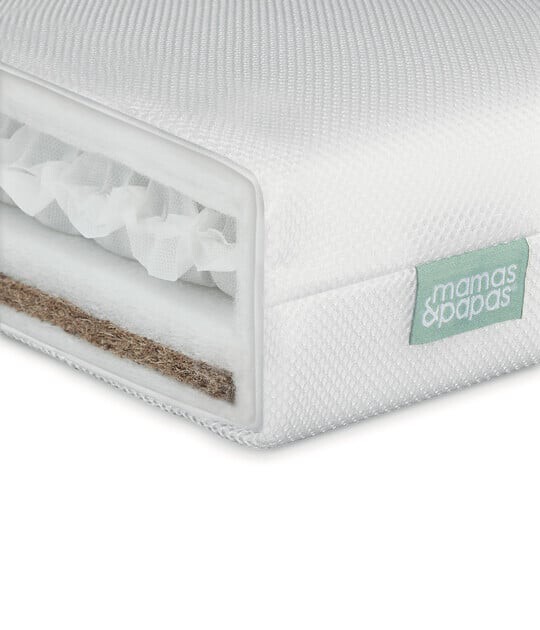 Harwell 2 Piece Cotbed & Premium Dual Core Cotbed Mattress image number 3